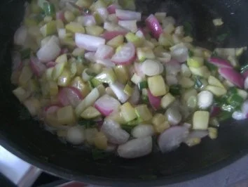 Omlett mit leckerem Gemüse - Rezept - Bild Nr. 5