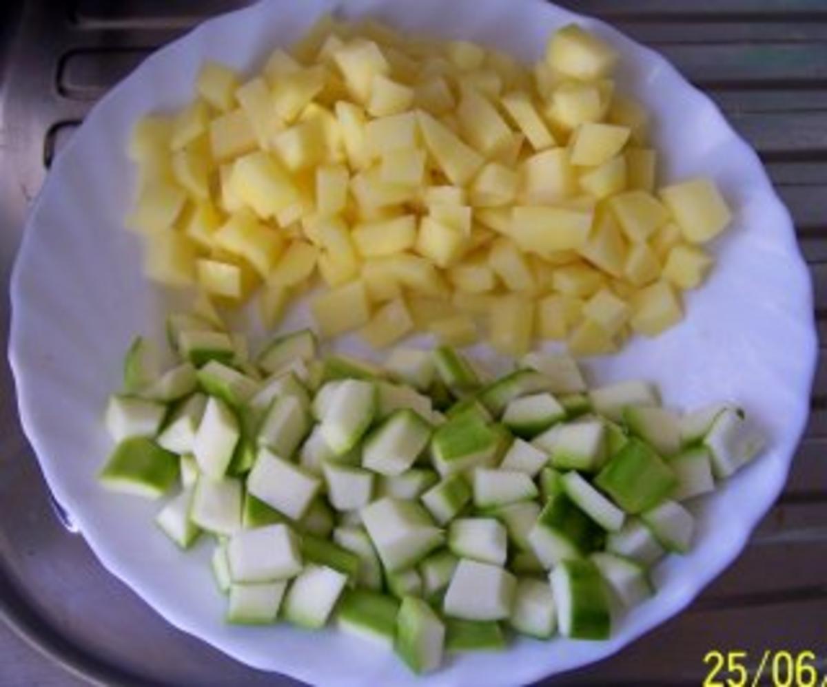 Kochen: Geflügel-Zucchini-Kartoffel-Eintopf - Rezept - Bild Nr. 5