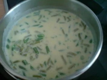 Rezept: Kartoffelsuppe mit Schneidebohnen Bild Nr. 6 Kartoffelsuppe mit Schneidebohnen - Rezept - Bild Nr. 6