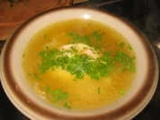 Suppe: Bouillon mit Ei - Rezept