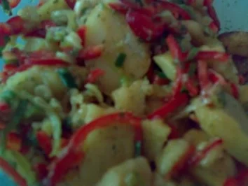 Rezept: lauwarmer Kartoffelsalat Bild Nr. 4 lauwarmer Kartoffelsalat - Rezept - Bild Nr. 4