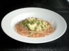 Spaghetti mit Broccoli-Käse-Sahne-Sauce - Rezept