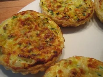 Lauchquiches - Rezept
