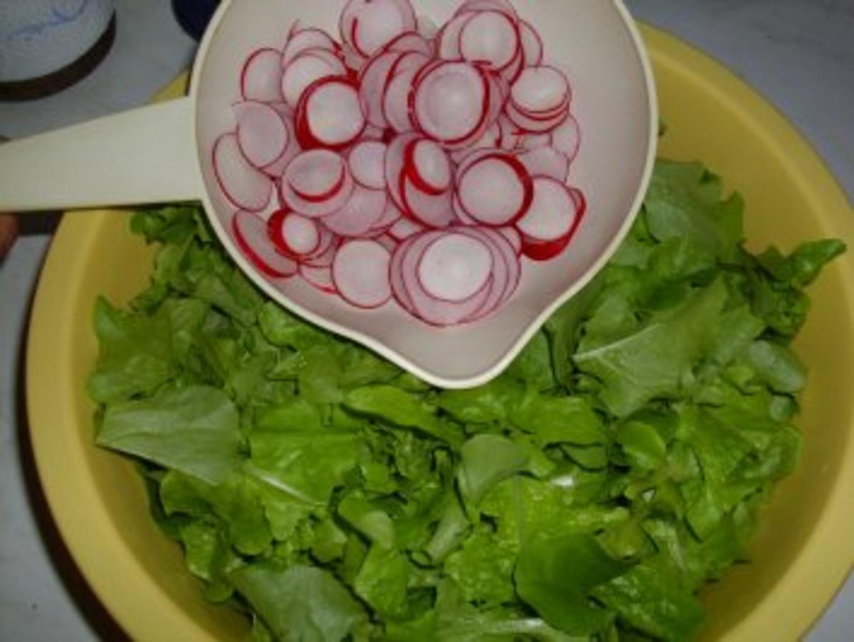 Salat...Die letzen Radieschen-Der erste Salat - Rezept - Bild Nr. 3