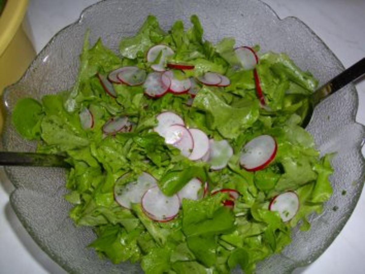 Salat...Die letzen Radieschen-Der erste Salat - Rezept - Bild Nr. 6