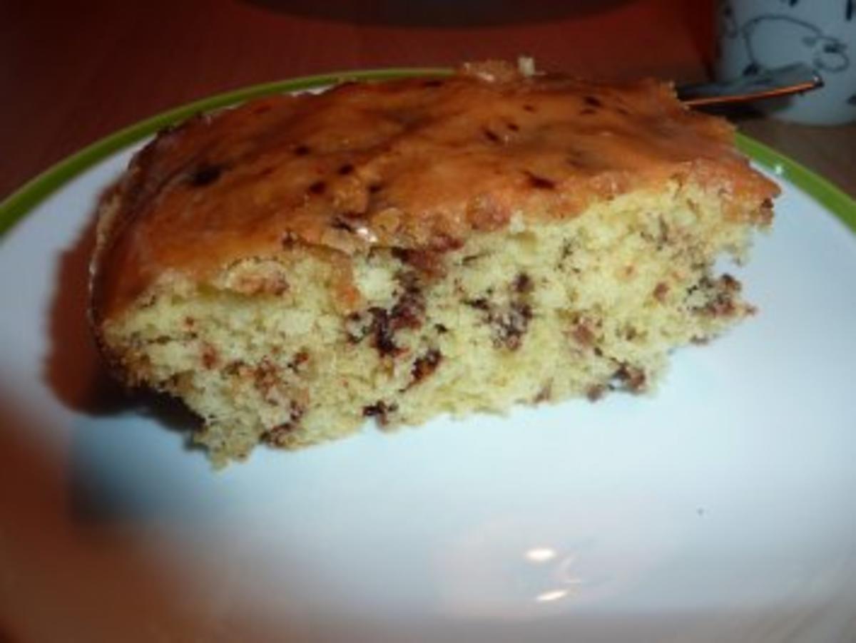 Kuchen: Blechkuchen mit Schokoraspeln - Rezept