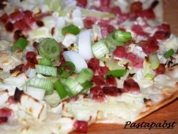 Elsässer Flammkuchen - Rezept
