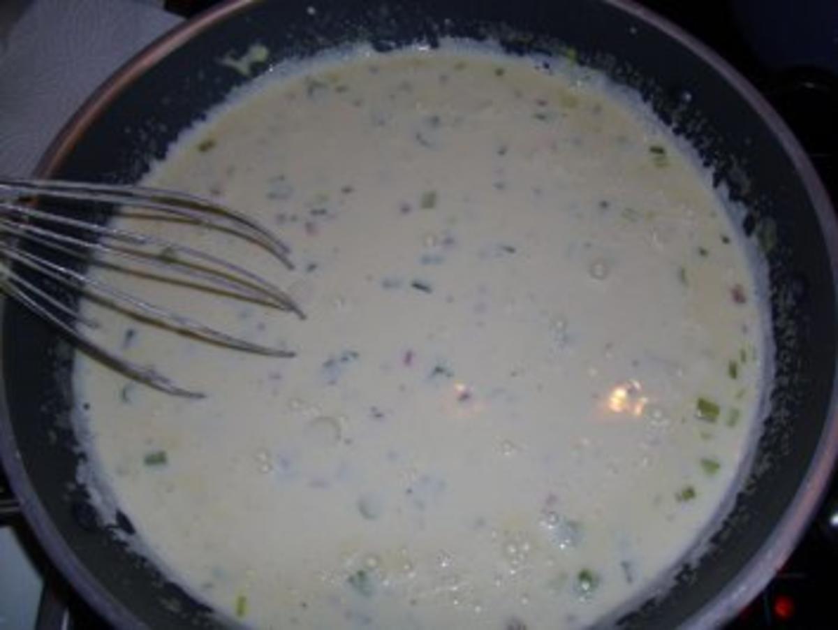 Pastasoße...Meine schnelle Käsesoße mit Frühlingszwiebeln - Rezept - Bild Nr. 8