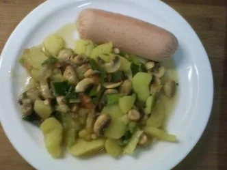 Kartoffelsalat warm - Rezept