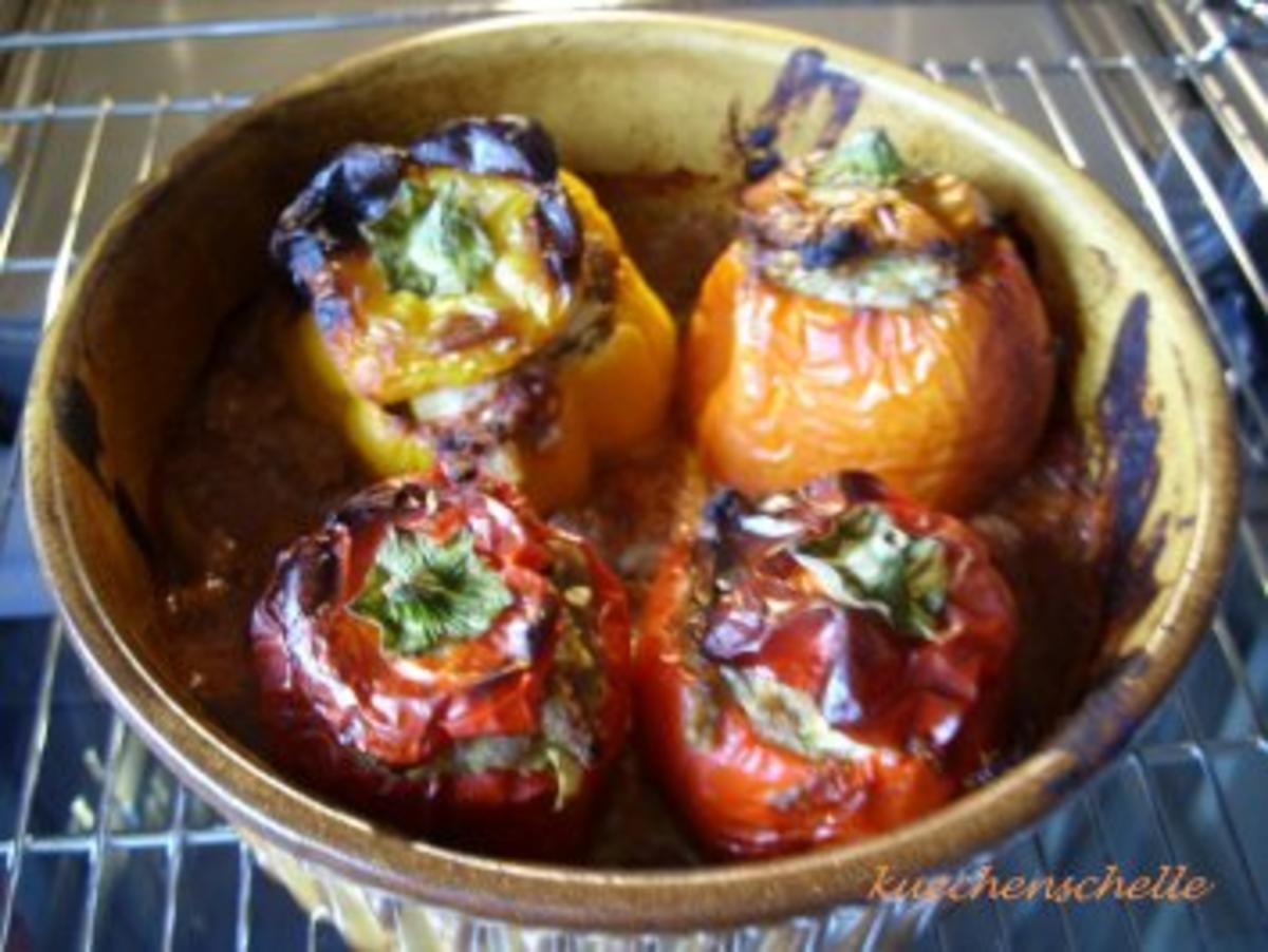 Gefüllte Paprika - Rezept mit Bild - kochbar.de