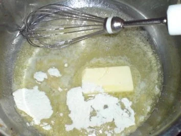 Leipziger Allerlei in Basilikum-Sahne-Soße zu Putensteaks und Kartoffelbrei - Rezept - Bild Nr. 7