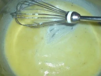 Leipziger Allerlei in Basilikum-Sahne-Soße zu Putensteaks und Kartoffelbrei - Rezept - Bild Nr. 8