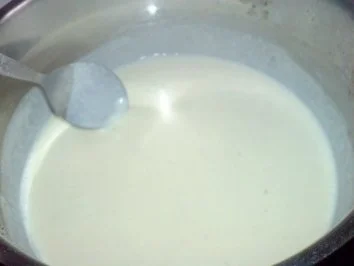 Leipziger Allerlei in Basilikum-Sahne-Soße zu Putensteaks und Kartoffelbrei - Rezept - Bild Nr. 10