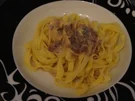 Tagliatelle in Gorgonzola-Sahne-Sauce - Rezept