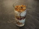 Himbeercrumble im Latteglas - Rezept