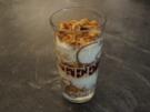 Himbeercrumble im Latteglas - Rezept