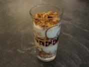 Himbeercrumble im Latteglas - Rezept