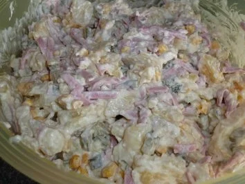 Pellkartoffelsalat - Rezept