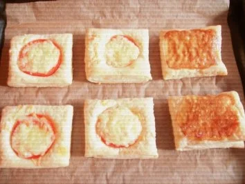Gouda  Blätterteig  Häppchen - Rezept