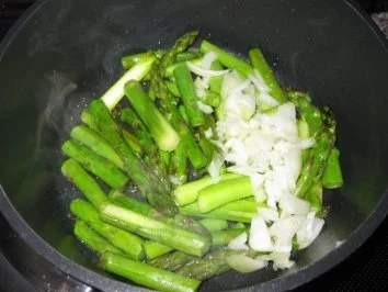 ♥  Kartoffelpuffer mit Spargel-Lachs-Ragout  ♥  Bilder sind ON ! - Rezept - Bild Nr. 5