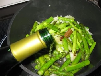 ♥  Kartoffelpuffer mit Spargel-Lachs-Ragout  ♥  Bilder sind ON ! - Rezept - Bild Nr. 6