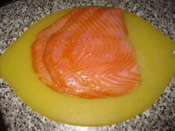 ♥  Kartoffelpuffer mit Spargel-Lachs-Ragout  ♥  Bilder sind ON ! - Rezept - Bild Nr. 8