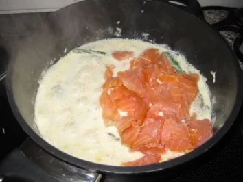 ♥  Kartoffelpuffer mit Spargel-Lachs-Ragout  ♥  Bilder sind ON ! - Rezept - Bild Nr. 9