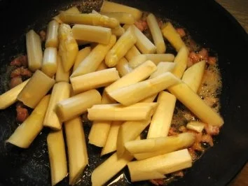 Spargel mit Bacon gebraten ... - Rezept - Bild Nr. 4