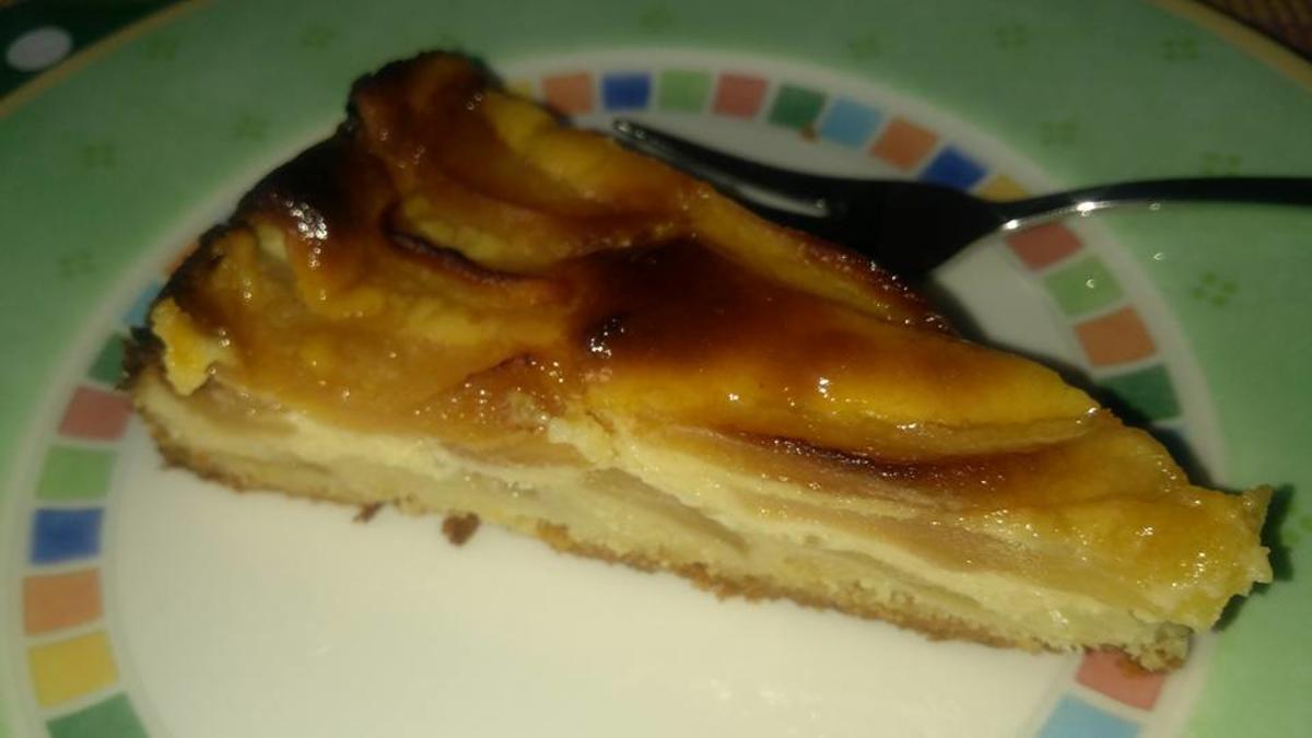 Glasierter Apfel-Käsekuchen - Rezept - Bild Nr. 5255