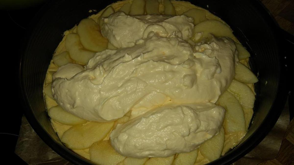 Glasierter Apfel-Käsekuchen - Rezept - Bild Nr. 5261