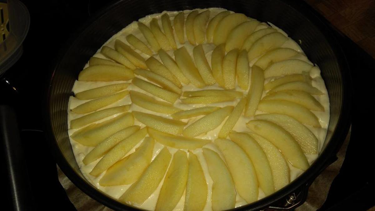 Glasierter Apfel-Käsekuchen - Rezept - Bild Nr. 5262