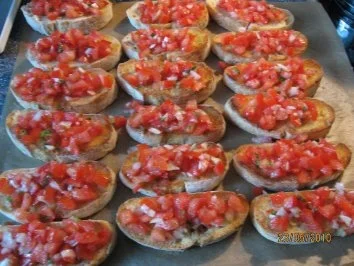 Bruschetta mit Tomaten - Rezept - Bild Nr. 12
