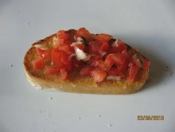 Bruschetta mit Tomaten - Rezept