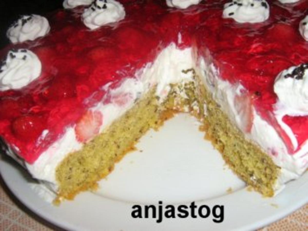 Erdbeeren - Holunder Torte - Rezept - Bild Nr. 3