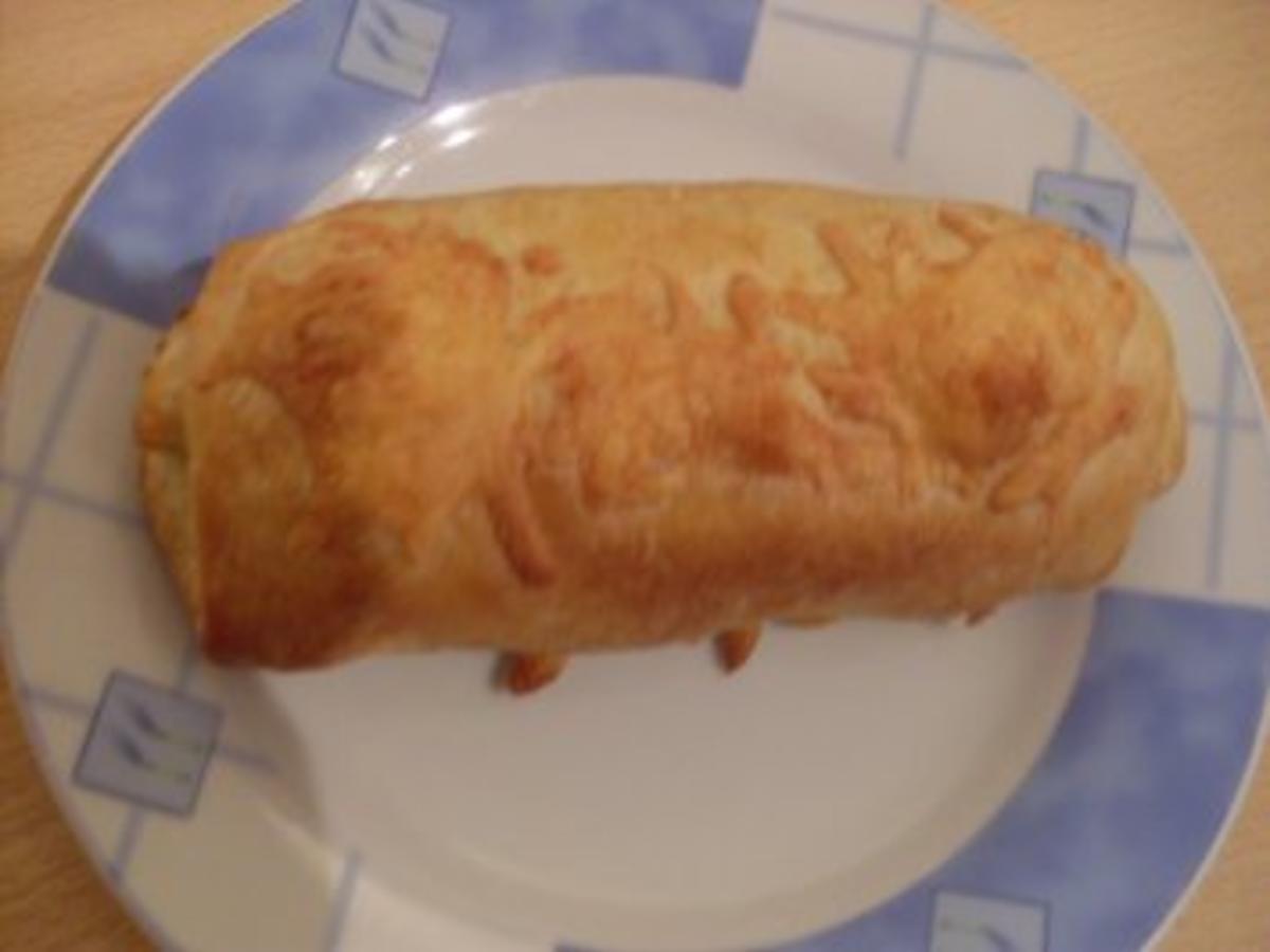 Blätterteig Schinken Käse Röllchen - einfach Blätterteig Schinken Käse Röllchen - einfach