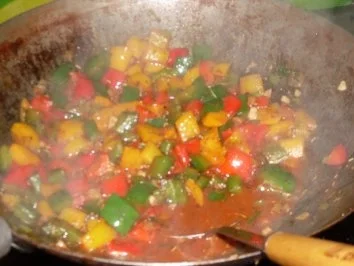 Paprika-Pfanne mit Steakstreifen - Rezept - Bild Nr. 7