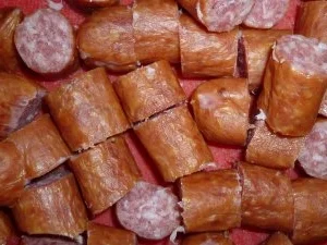 Kartoffel-Zucchini-Suppe "Orange"  mit Mettwursteinlage - Rezept - Bild Nr. 2