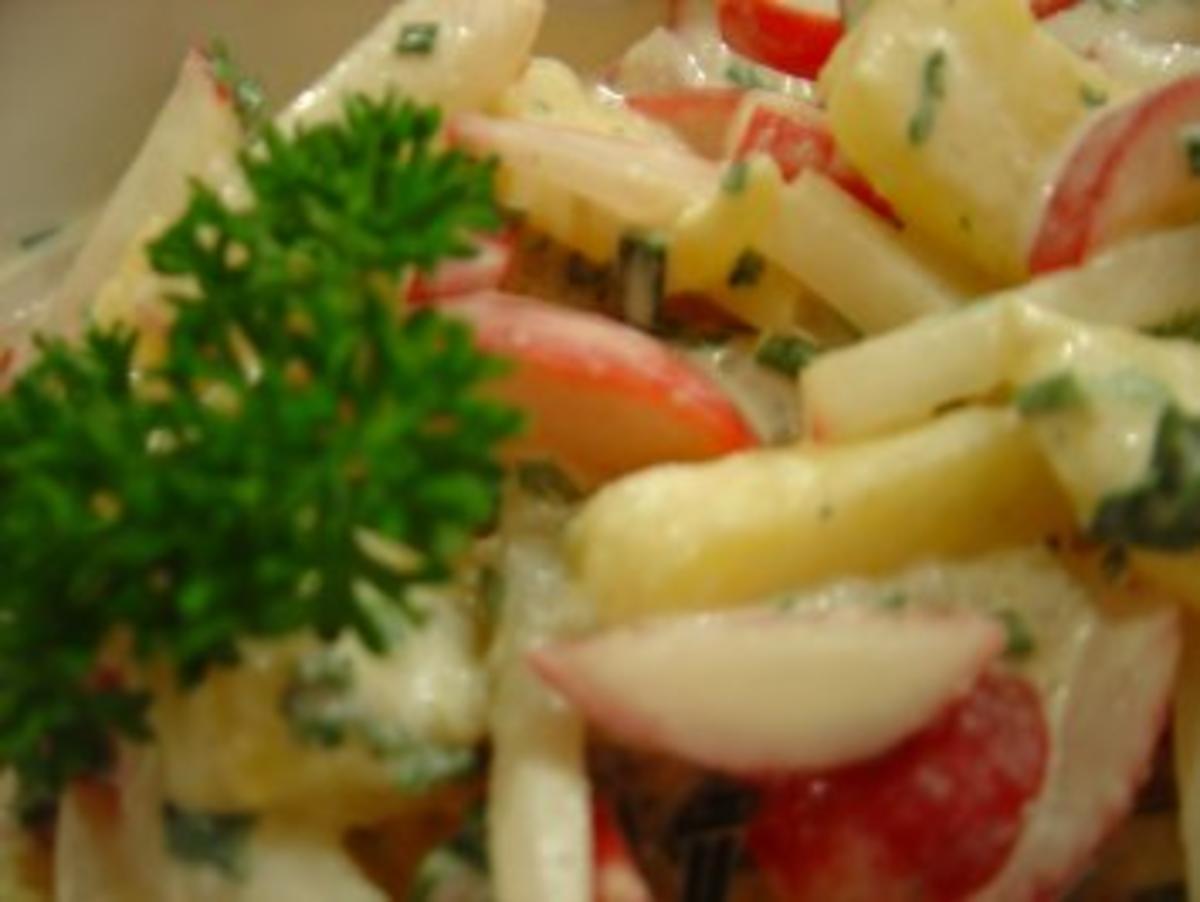 Radieschen-Ananas-Salat - Rezept mit Bild - kochbar.de