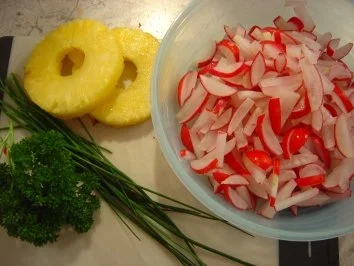Radieschen-Ananas-Salat - Rezept - Bild Nr. 3