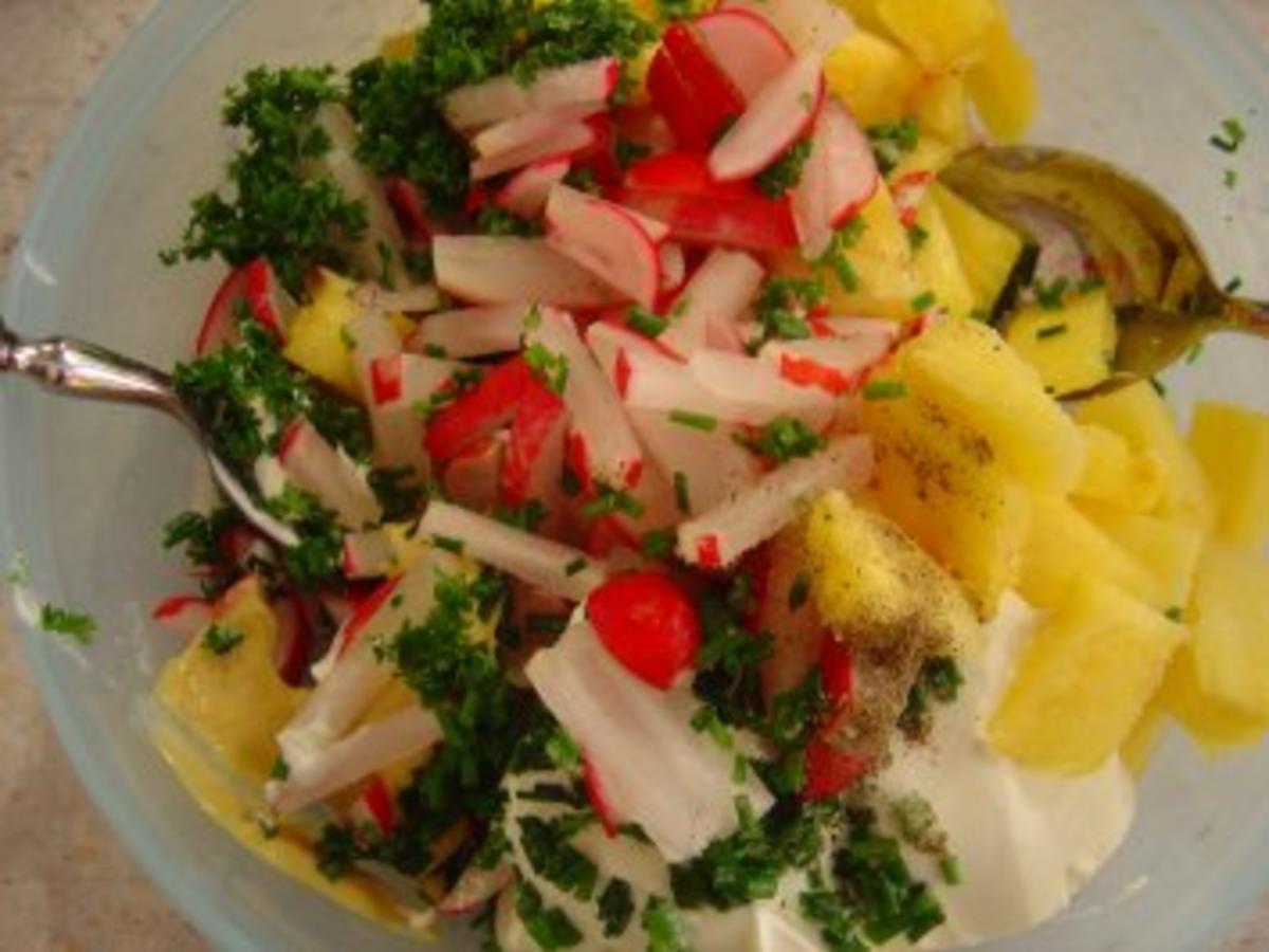 Radieschen-Ananas-Salat - Rezept mit Bild - kochbar.de