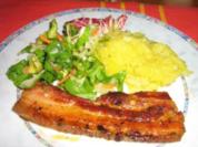 Bauchspeck vom Grill mit Kartoffelsalat - Rezept