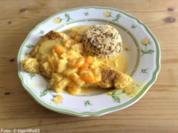 Putenschnitzel in Curry-Fruchtsauce - Rezept