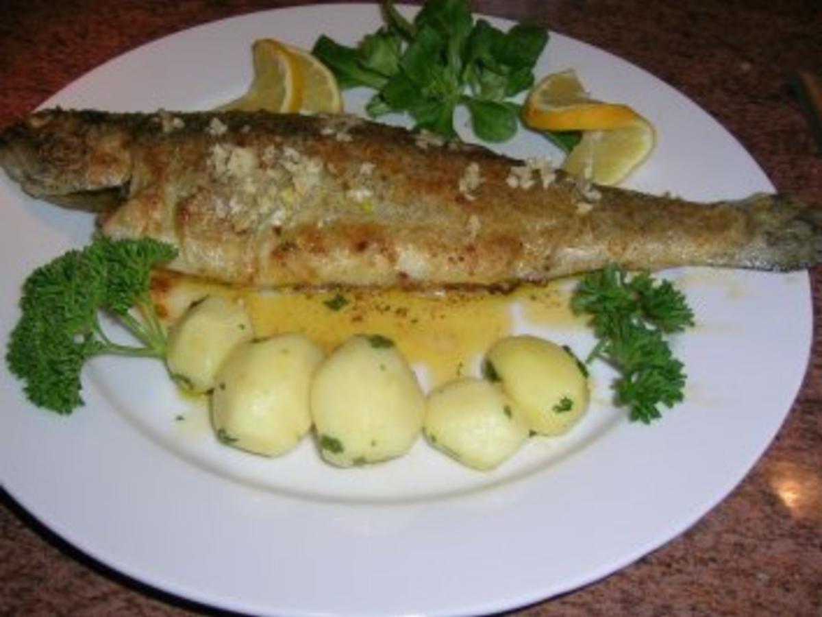 Forelle gebraten mit Knoblauch &amp;quot;Die Duftende&amp;quot; - so mögen wir sie am ...