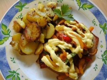 Gynie,s Leberkäse überbacken - Rezept