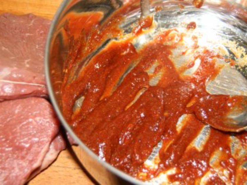 Rind: Honig-Steak mit Spargel und gebratenen Kartoffeln - Rezept ...