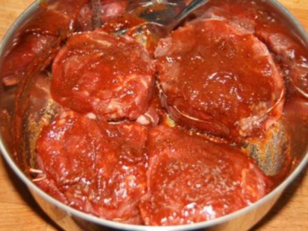 Rind: Honig Steak mit Spargel und gebratenen Kartoffeln - einfach - von ...