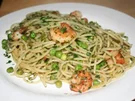 Rezept: Spaghetti aglio e olio mit Garnelen Spaghetti aglio e olio mit Garnelen - Rezept