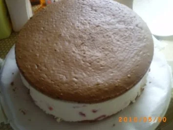 Torten: Erdbeer-Käsesahnetorte - zum französischen Muttertag "Fete de Maman" - Rezept - Bild Nr. 8