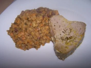 Thunfischsteak auf Linsengemüse - Rezept - Bild Nr. 4