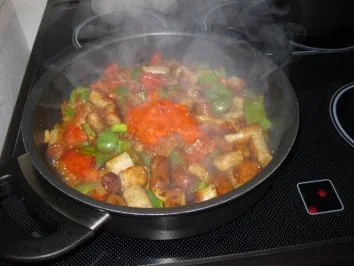 Rezept: `❀´Mein buntes Tortelloni-Pfännchen`❀´ Bild Nr. 4 `❀´Mein buntes Tortelloni-Pfännchen`❀´ - Rezept - Bild Nr. 4